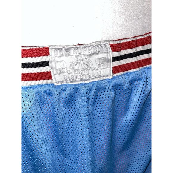 Vintage Nike Reversible Basketball Shorts Mens S‎ UNC Chicago Fearless Shiny Y2K - Picture 9 of 13